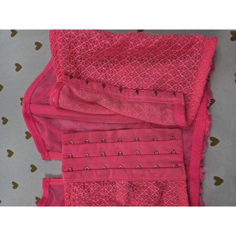 Victorias Secret NEON Lace Push Up Bralette Bustier Top Bra Small - Picture 4 of 5